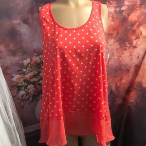 New Macy’s Tank Top size large melon color